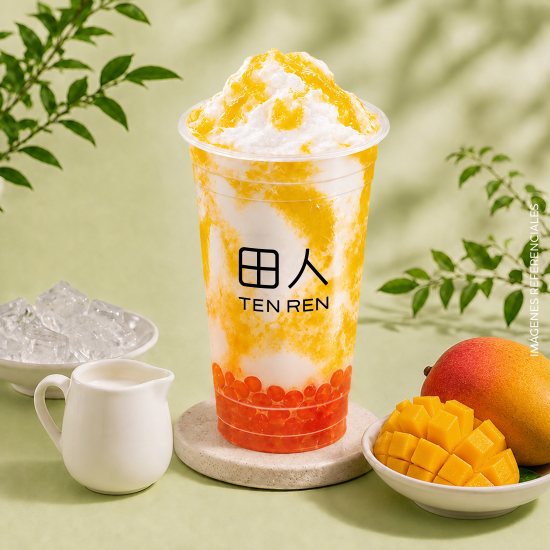 Ten Ren Mango Milk Slush